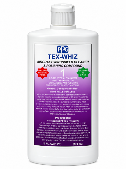 Picture of Tex-Whiz® #5602262 polishing compound, 16 oz bottle